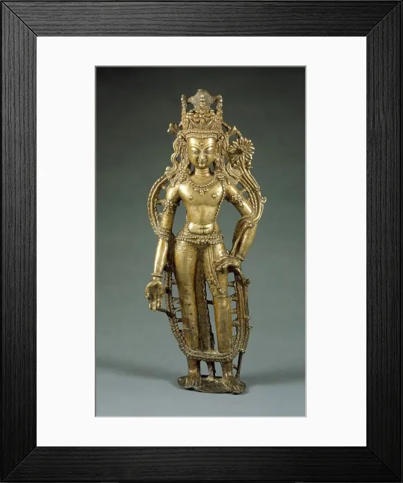 Framed Print : The Bodhisattva Avalokiteshvara, 11th century. Creator: Unknown Framed Print : The Bodhisattva Avalokiteshvara, 11th century. Creator: Unknown