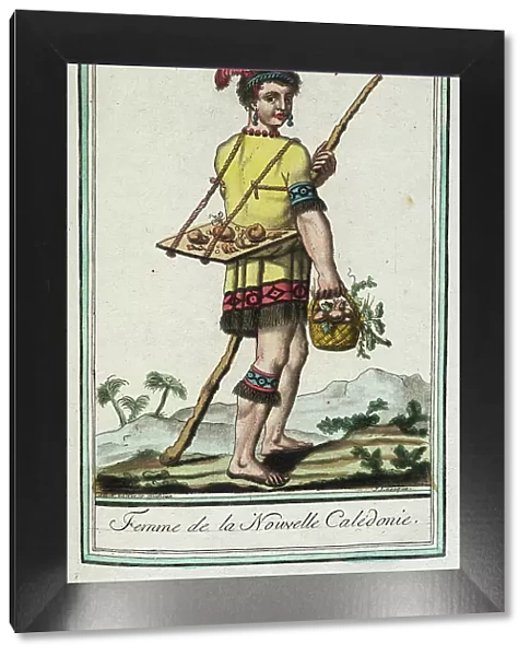 Costumes de Différents Pays, Femme de la Nouvelle Calédonie, c1797. Creators: Jacques Grasset de Saint-Sauveur, LF Labrousse