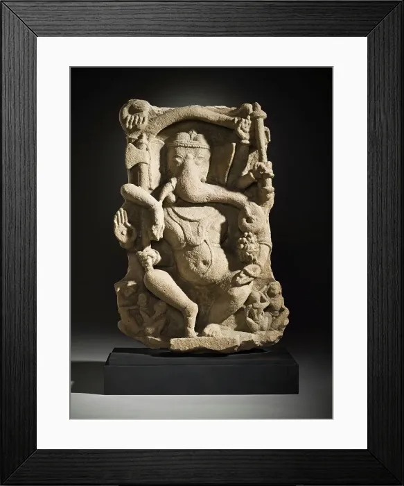 Framed Print : Dancing Ganesha, 11th century. Creator: Unknown Framed Print : Dancing Ganesha, 11th century. Creator: Unknown