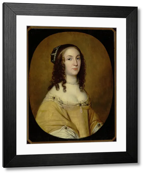 Framed Print : Countess Louise Henriette of Nassau (1627-1667), Electress of Brandenburg, 1649. Creator: Honthorst, Willem van (1594-1666) Framed Print : Countess Louise Henriette of Nassau (1627-1667), Electress of Brandenburg, 1649. Creator: Honthorst, Willem van (1594-1666)