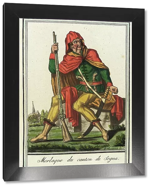 Costumes de Différents Pays, Morlaque du Canton de Segna, c1797. Creators: Jacques Grasset de Saint-Sauveur, LF Labrousse