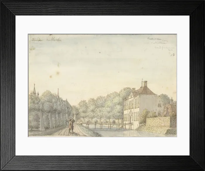 Framed Print : Barbistein house in Heinkensand, 1821. Creator: Joseph Schmetterling Framed Print : Barbistein house in Heinkensand, 1821. Creator: Joseph Schmetterling