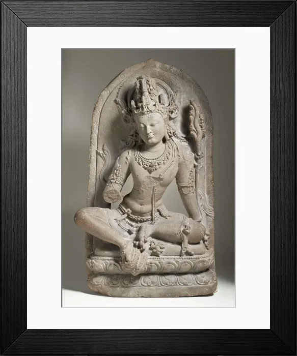 Framed Print : The Bodhisattva Maitreya, 11th century. Creator: Unknown Framed Print : The Bodhisattva Maitreya, 11th century. Creator: Unknown