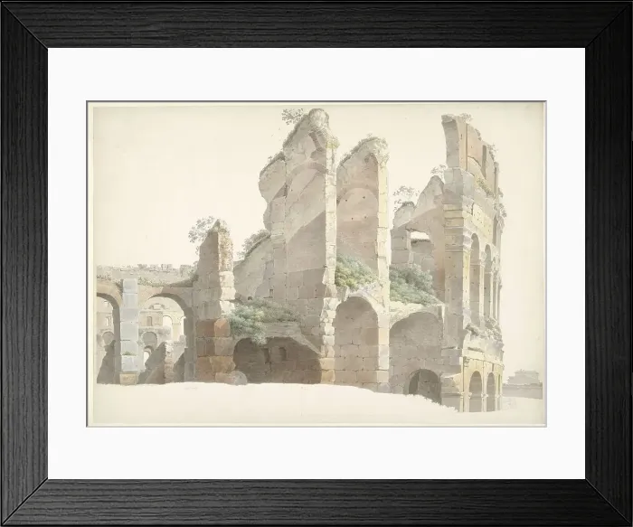 Framed Print : The Colosseum in Rome, 1809. Creator: Josephus Augustus Knip Framed Print : The Colosseum in Rome, 1809. Creator: Josephus Augustus Knip