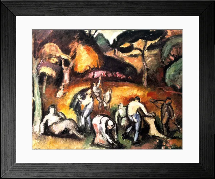 Framed Print : Autumn Works, 1907. Artist: Othon Friesz Framed Print : Autumn Works, 1907. Artist: Othon Friesz