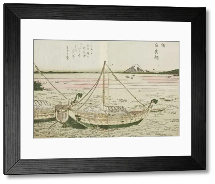 Framed Print : Tsukuda, c1802. Creator: Hokusai Framed Print : Tsukuda, c1802. Creator: Hokusai