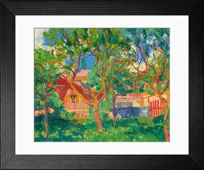Framed Print : Curtin (Orchard), 1929. Creator: Giacometti, Giovanni (1868-1933) Framed Print : Curtin (Orchard), 1929. Creator: Giacometti, Giovanni (1868-1933)