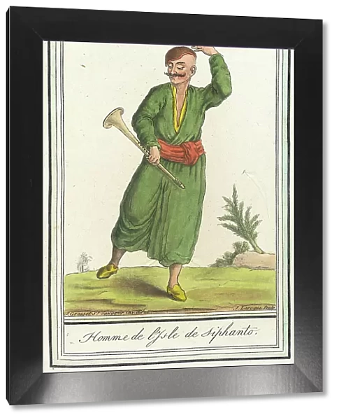 Costumes de Différents Pays, Homme de l'Isle de Siphanto, c1797. Creators: Jacques Grasset de Saint-Sauveur, LF Labrousse