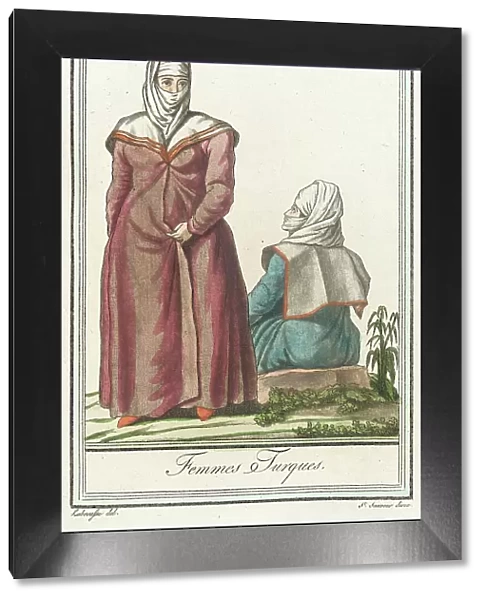 Costumes de Différents Pays, Femmes Turques, c1797. Creators: Jacques Grasset de Saint-Sauveur, LF Labrousse