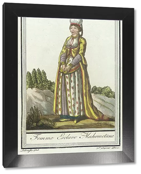 Costumes de Différents Pays, Femme Esclave Mahometane, c1797. Creators: Jacques Grasset de Saint-Sauveur, LF Labrousse