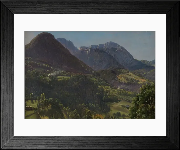 Framed Print : Landscape, Tyrol. Creator: Thomas Fearnley Framed Print : Landscape, Tyrol. Creator: Thomas Fearnley