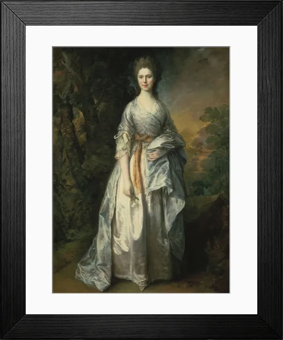 Framed Print : Maria, Lady Eardley (1743-1794), 1766. Creator: Thomas Gainsborough Framed Print : Maria, Lady Eardley (1743-1794), 1766. Creator: Thomas Gainsborough