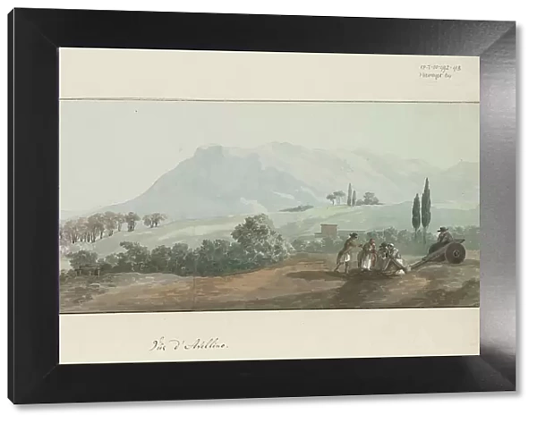 View of Avellino, 1778. Creator: Louis Ducros