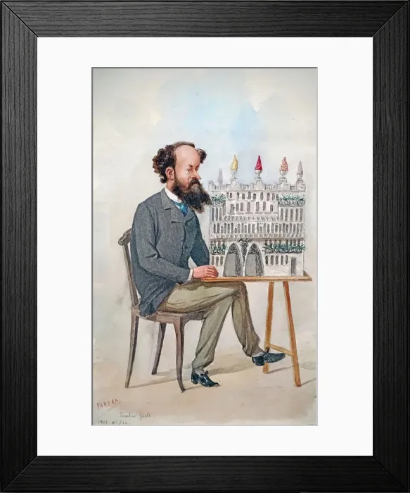 Framed Print : Eusebi Güell, c.1889. Creator: Parera, Josep (1830-1902) Framed Print : Eusebi Güell, c.1889. Creator: Parera, Josep (1830-1902)