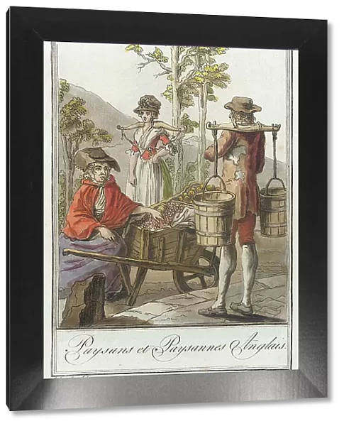 Costumes de Différents Pays, Paysans et Paysannes Anglais, c1797. Creators: Jacques Grasset de Saint-Sauveur, LF Labrousse