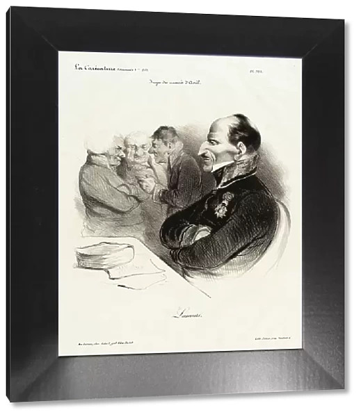Baron de Lascours, 1835. Creator: Honore Daumier