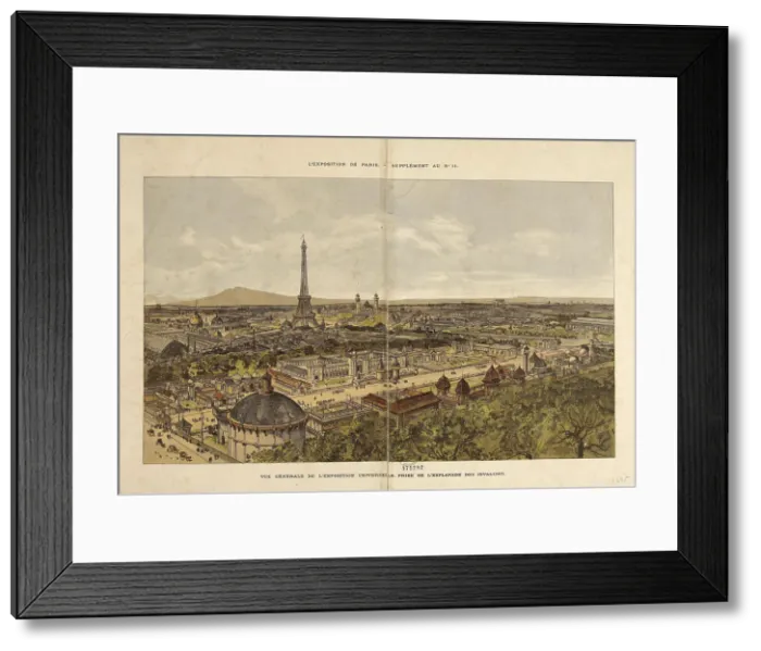 Framed Print : Exposition universelle de 1889, 1889. Creator: Anonymous Framed Print : Exposition universelle de 1889, 1889. Creator: Anonymous