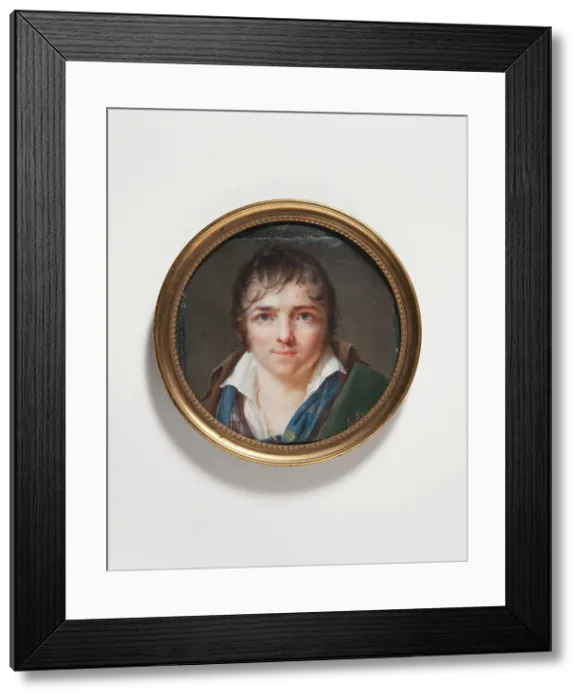 Framed Print : Jean-Baptiste Jacques Augustin (1759-1832), c1780. Creator: Okand Konstnar Framed Print : Jean-Baptiste Jacques Augustin (1759-1832), c1780. Creator: Okand Konstnar