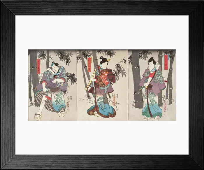 Framed Print : Actor in the Role of Asada Itcho, between circa 1843 and circa 1855. Creator: Utagawa Kuniteru Framed Print : Actor in the Role of Asada Itcho, between circa 1843 and circa 1855. Creator: Utagawa Kuniteru