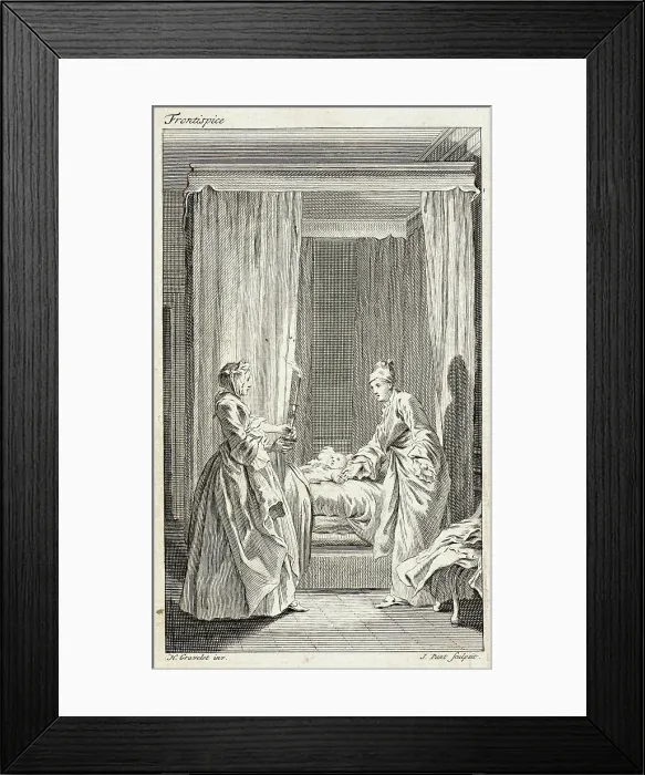 Framed Print : Frontispiece to Tom Jones, published 1750. Creator: Jan Punt Framed Print : Frontispiece to Tom Jones, published 1750. Creator: Jan Punt