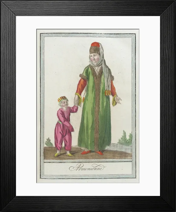 Framed Print : Costumes de Différents Pays, Armenienne, c1797. Creators: Jacques Grasset de Saint-Sauveur, LF Labrousse Framed Print : Costumes de Différents Pays, Armenienne, c1797. Creators: Jacques Grasset de Saint-Sauveur, LF Labrousse