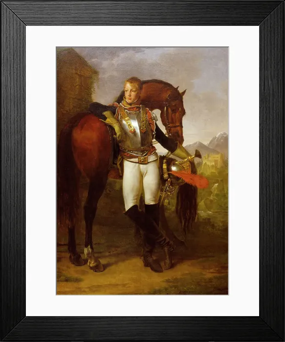 Framed Print : Portrait of Second Lieutenant Charles Legrand, c1810. Creator: Antoine-Jean Gros Framed Print : Portrait of Second Lieutenant Charles Legrand, c1810. Creator: Antoine-Jean Gros