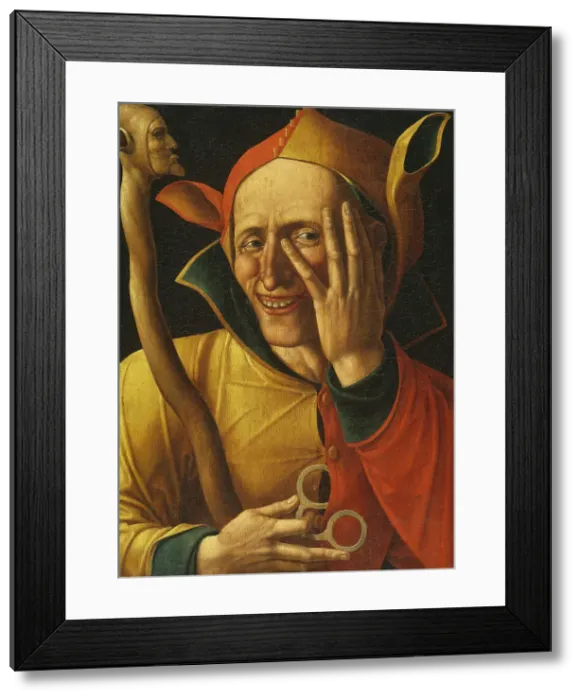 Framed Print : Laughing Jester, Made 1540s. Creator: Unknown Framed Print : Laughing Jester, Made 1540s. Creator: Unknown