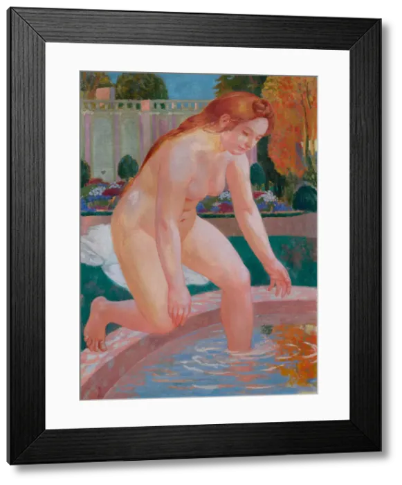 Framed Print : Grande Baigneuse ou Suzanne au bain, 1904. Creator: Denis, Maurice (1870-1943) Framed Print : Grande Baigneuse ou Suzanne au bain, 1904. Creator: Denis, Maurice (1870-1943)