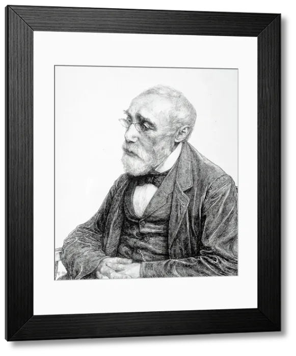 Framed Print : Jozef Israëls, 1896. Creator: Jan Veth Framed Print : Jozef Israëls, 1896. Creator: Jan Veth