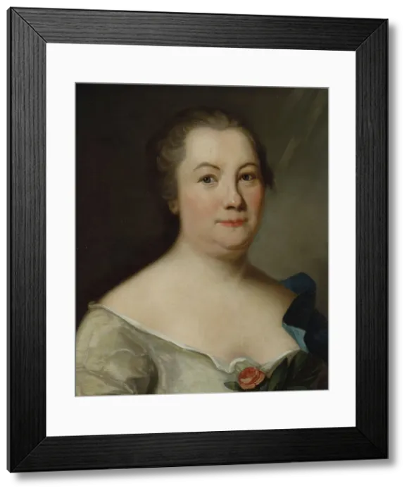 Framed Print : Hedvig Charlotta Nordenflycht, 1718-1763, c18th century. Creator: Anon Framed Print : Hedvig Charlotta Nordenflycht, 1718-1763, c18th century. Creator: Anon
