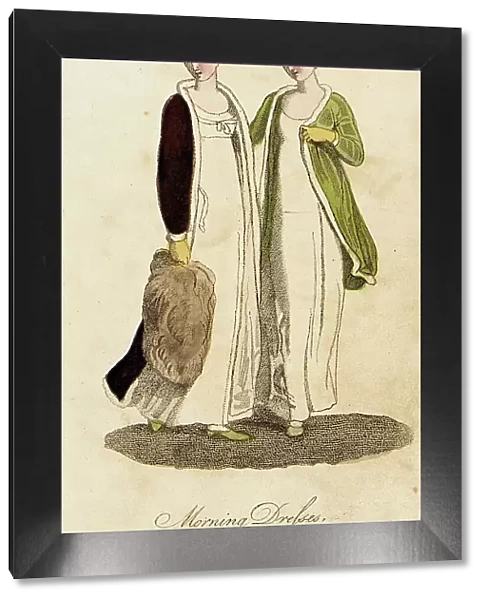 Fashion Plate (Morning Dresses), 1803. Creator: Unknown