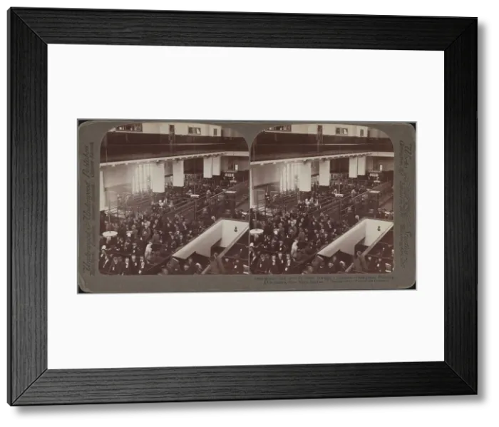 Framed Print : Immigrants arrived from foreign countries to the New York Harbor, c.1900. Creator: Underwood & Underwood. Immigrants arrived from foreign countries to the New York Harbor, c.1900. Creator: Underwood & Underwood Framed Print : Immigrants arrived from foreign countries to the New York Harbor, c.1900. Creator: Underwood & Underwood. Immigrants arrived from foreign countries to the New York Harbor, c.1900. Creator: Underwood & Underwood