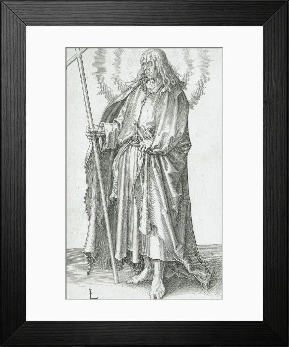 Framed Print : Saint Philip, c1510. Creator: Lucas van Leyden Framed Print : Saint Philip, c1510. Creator: Lucas van Leyden