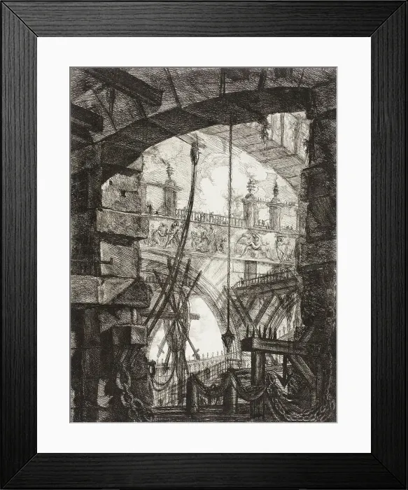 Framed Print : The Grand Piazza, 1761. Creator: Giovanni Battista Piranesi Framed Print : The Grand Piazza, 1761. Creator: Giovanni Battista Piranesi