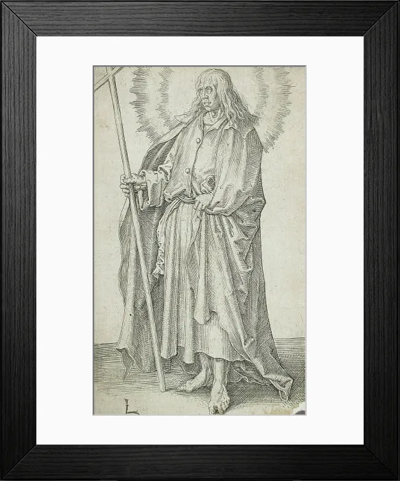 Framed Print : Saint Philip, c1510. Creator: Lucas van Leyden Framed Print : Saint Philip, c1510. Creator: Lucas van Leyden