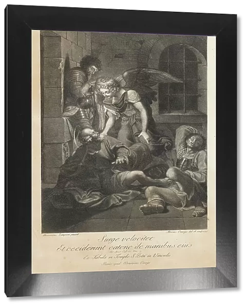 The Liberation of Saint Peter, 1779. Creators: Domenichino, Luigi Cunego