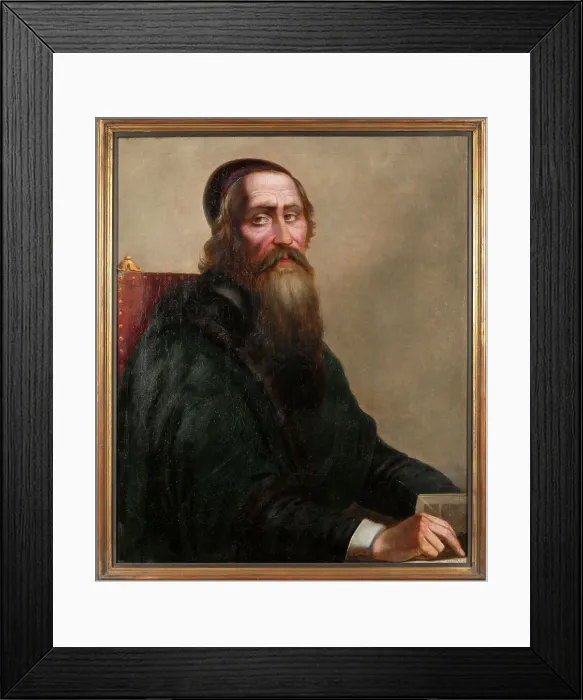 Framed Print : Jan Amos Comenius (1592-1670), 1850s. Creator: Hellich, Josef Vojtech (1807-1880) Framed Print : Jan Amos Comenius (1592-1670), 1850s. Creator: Hellich, Josef Vojtech (1807-1880)