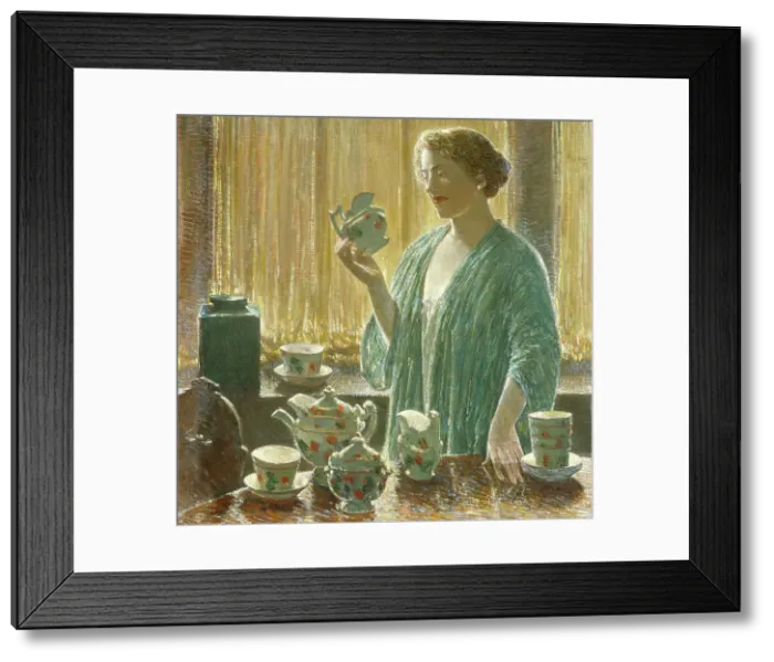 Framed Print : Strawberry Tea Set, 1912. Creator: Frederick Childe Hassam Framed Print : Strawberry Tea Set, 1912. Creator: Frederick Childe Hassam