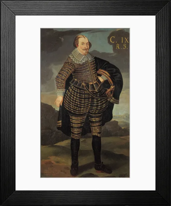 Framed Print : Charles IX, 1550-1611, King of Sweden, c16th century. Creator: Anon Framed Print : Charles IX, 1550-1611, King of Sweden, c16th century. Creator: Anon