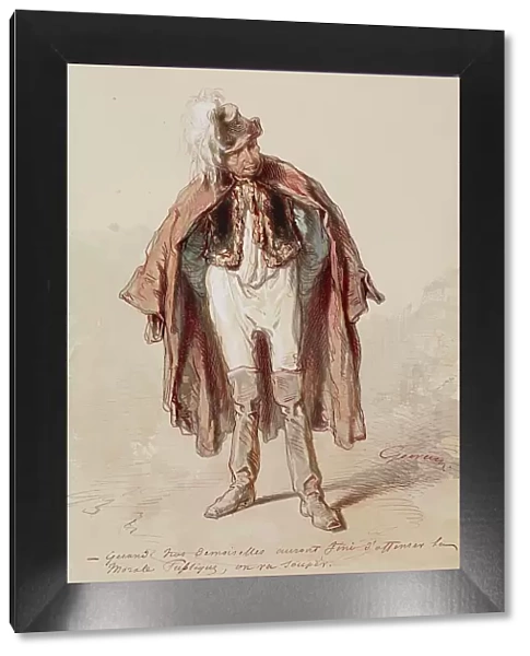 Man in Costume, 1859-1860. Creator: Paul Gavarni