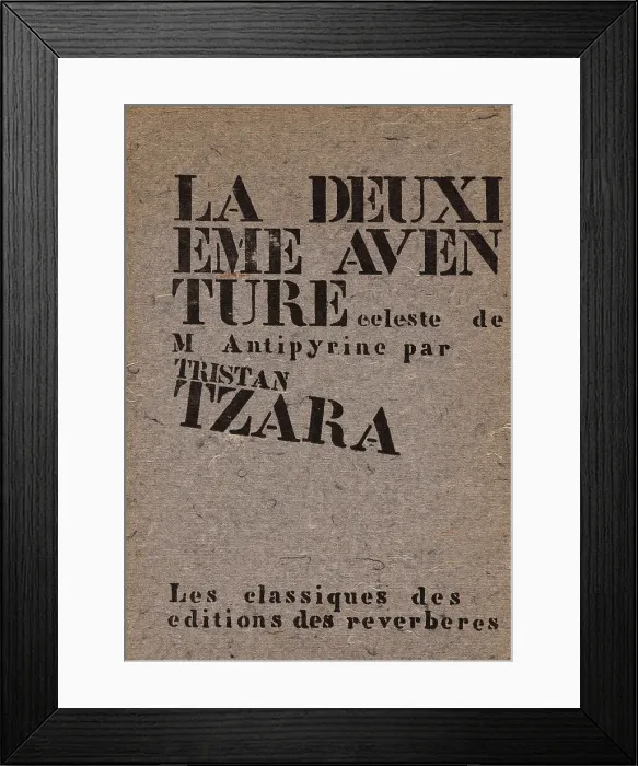 Framed Print : La Deuxième aventure céleste de Monsieur Antipyrine par Tristan Tzara, 1938. Creator: Anonymous Framed Print : La Deuxième aventure céleste de Monsieur Antipyrine par Tristan Tzara, 1938. Creator: Anonymous