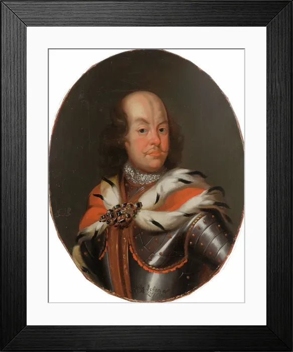Framed Print : Johan III, 1621-67, Duke of Anahlt-Zerbst, c17th century. Creator: Anon Framed Print : Johan III, 1621-67, Duke of Anahlt-Zerbst, c17th century. Creator: Anon