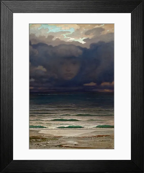 Framed Print : Memory, 1870. Creator: Elihu Vedder Framed Print : Memory, 1870. Creator: Elihu Vedder