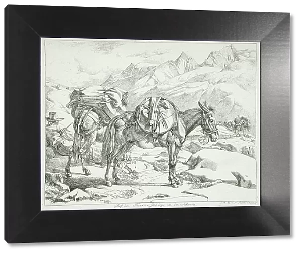 Furka Mountains, Switzerland, 1820. Creator: Johann Adam Klein