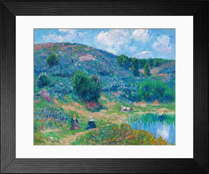 Framed Print : La Lande de Saint Guénolé, c.1902. Creator: Moret, Henry (1856-1913) Framed Print : La Lande de Saint Guénolé, c.1902. Creator: Moret, Henry (1856-1913)