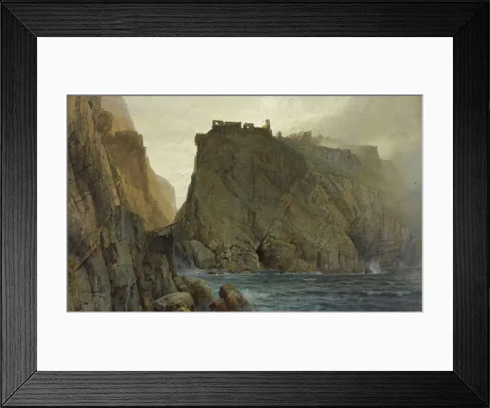 Framed Print : Tintagel on the Cornish Coast, 1879. Creator: William Trost Richards Framed Print : Tintagel on the Cornish Coast, 1879. Creator: William Trost Richards