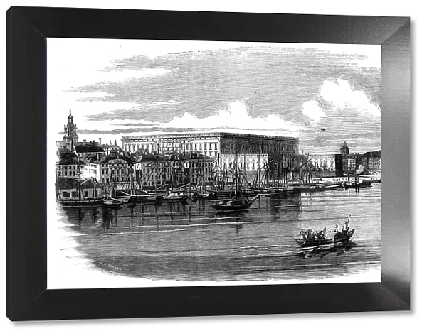 The Royal Palace, Stockholm, 1860. Creator: Henry Fitzcook