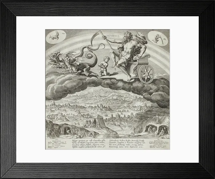 Framed Print : Mercury, c1585. Creator: Johann Sadeler I Framed Print : Mercury, c1585. Creator: Johann Sadeler I