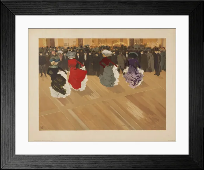 Framed Print : Le Quadrille, c.1900. Creator: Abel-Truchet, Louis (1857-1918) Framed Print : Le Quadrille, c.1900. Creator: Abel-Truchet, Louis (1857-1918)