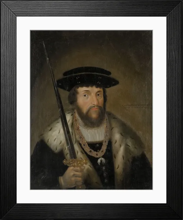 Framed Print : Christian II, 1481-1559, king of Denmark, Sweden and Norway, c16th century. Creator: Anon Framed Print : Christian II, 1481-1559, king of Denmark, Sweden and Norway, c16th century. Creator: Anon